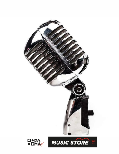 Doppler RT-65 Nostaljik Dinamik Mikrofon - Gümüş