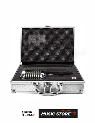 Doppler RT-65 Vintage Dynamic Microphone - Silver