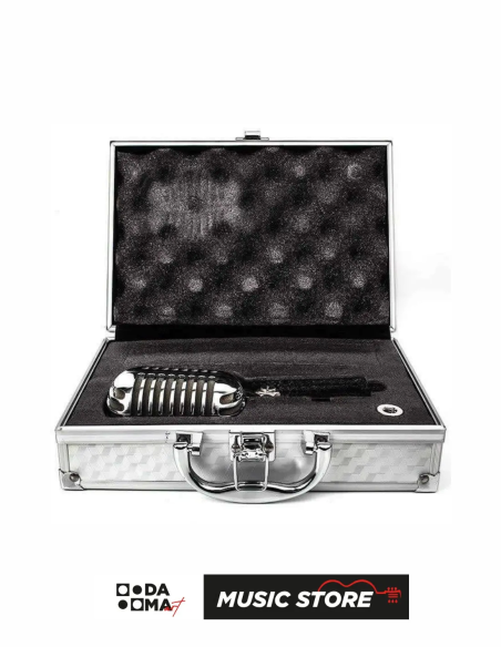 Doppler RT-65 Vintage Dynamic Microphone - Silver