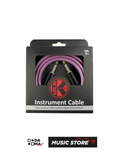 Kirlin IPW-201 BEG Enstrüman Kablosu – 3 Metre, Mor, 20 AWG