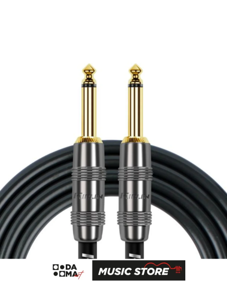 Kirlin IP-221 GMG Enstrüman Kablosu – 6 Metre, Siyah, 22 AWG