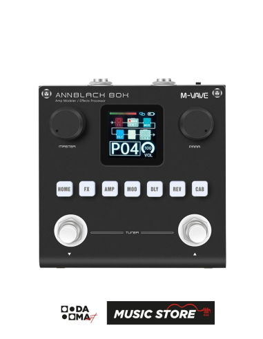 M-VAVE ANNBLACK BOX Gitar ve Bas Gitar Multi Efekt Pedalı