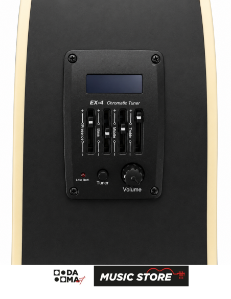 Haze F-650 BK CEQ Электроакустическая Гитара – Чёрная Матовая