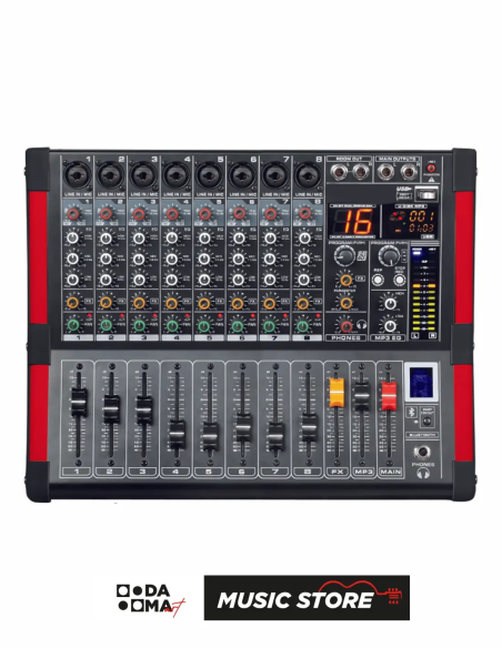 ODO MX-8M99 8 Kanal 99 DSP Efektli Deck Mikser