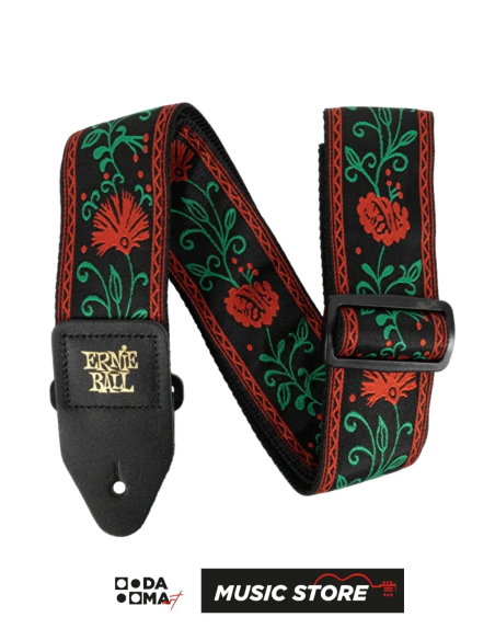ERNIE BALL CLASSIC JACQUARD GUİTAR/BASS STRAP-WESTERN ROSE