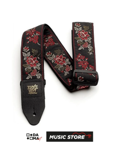 ERNIE BALL RED ROSE JACQUARD GİTAR ASKISI