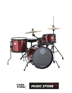 Ludwig The Pocket Kit By Questlove Wine Red Sparkle Çocuklar için Akustik Davul Seti