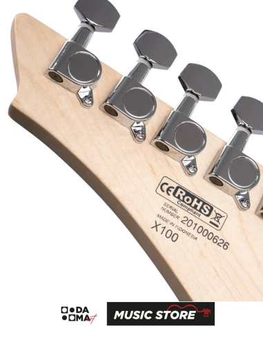 Cort X100 Open Pore Black Elektro Gitar