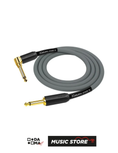Kirlin IP-182 BEGL Enstrüman Kablosu – 3 Metre, Gri, L Uç, 18 AWG