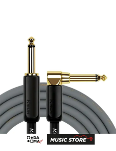 Kirlin IP-182 BEGL Enstrüman Kablosu – 3 Metre, Gri, L Uç, 18 AWG 2