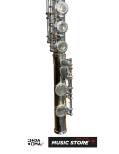 Brahner XFL-032 Gümüş Kaplama Yan Flüt - İşlemeli Tuşlu Model 2