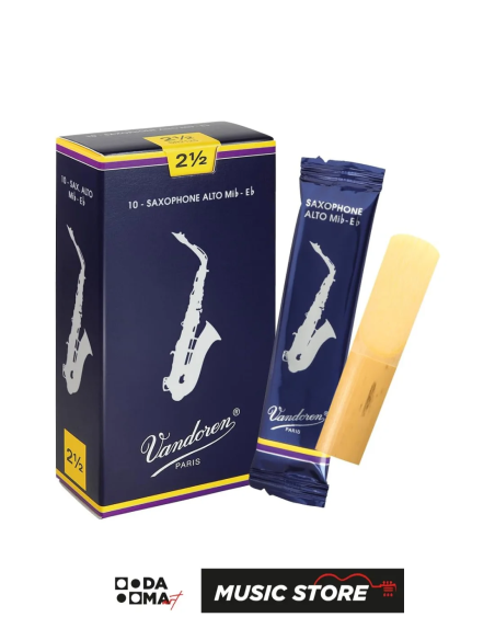 Vandoren SR2125 Traditional Alto Saxophone Reed - Strength 2.5