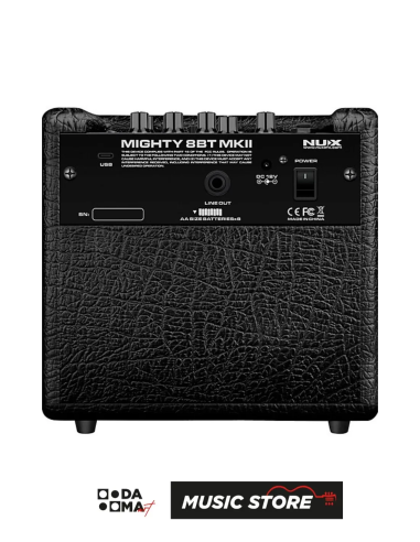 Nux Mighty 8BT MKII Taşınabilir Elektro Gitar Amfisi