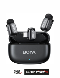 Boya Mini-14 Dual Wireless Lavalier Microphone Set Type-C Compatible (Android-Tablet-PC)