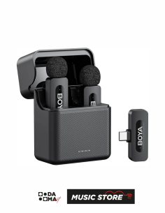 Boya BY-V30 Type-C Clip-On Wireless Lavalier Microphone with Noise Cancellation (iOS & Android)