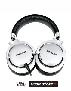 akstar Pro 82 Professional Studio Monitor Headphones – Silver 2