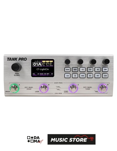 TANK-PRO Gitar / Bas Çoklu Efekt İşlemcisi