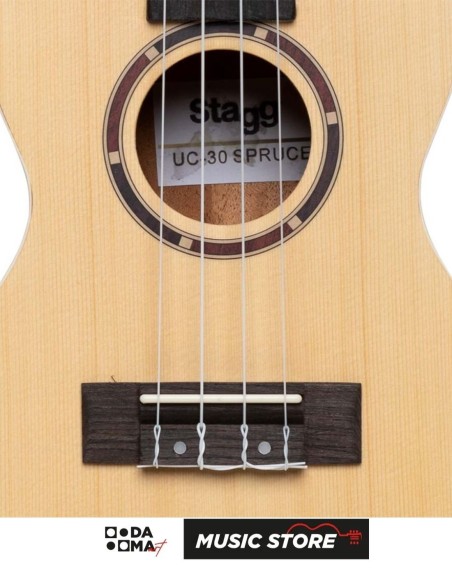 Stagg UC-30 SPRUCE Concert Ukulele – Ladin Kapak, Naturel