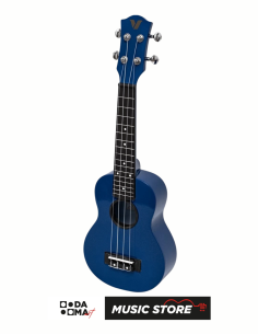 Valler UK110 Krom Burgu Soprano Ukulele – Mavi