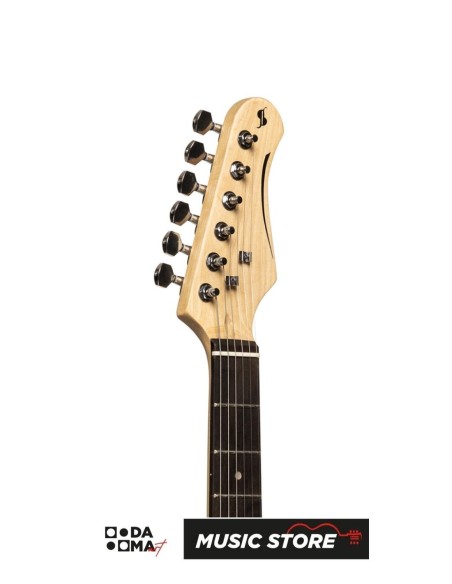 Stagg SES-30 CAR Standard SSS Elektro Gitar – Elma Şekeri Kırmızısı