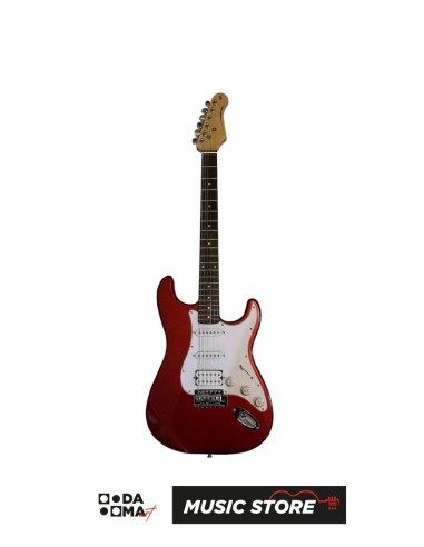 Stagg SES-30 CAR Standard S Elektro Gitar – HSS, Şeker Elma Kırmızısı