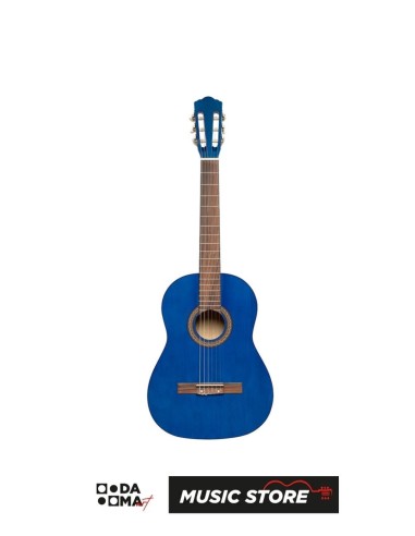 Stagg SCL50-BLUE 4/4 Classical Guitar – Blue High Gloss