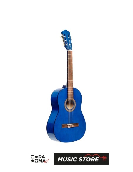 Stagg SCL50-BLUE 4/4 Classical Guitar – Blue High Gloss