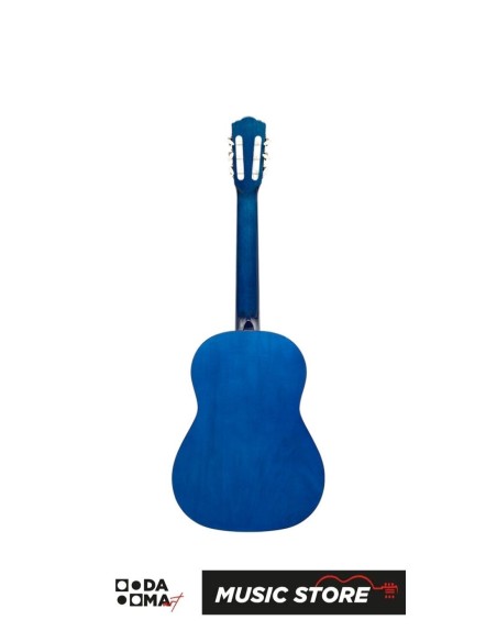 Stagg SCL50-BLUE 4/4 Classical Guitar – Blue High Gloss