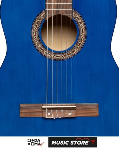 Stagg SCL50-BLUE 4/4 Classical Guitar – Blue High Gloss