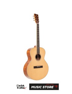 Stagg SA45 O-FM Orchestra Acoustic Guitar – Flamed Mahogany, Natural High Gloss