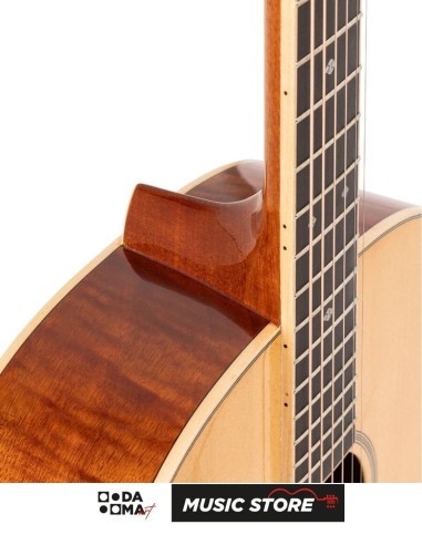 Stagg SA45 O-FM Orchestra Acoustic Guitar – Flamed Mahogany, Natural High Gloss