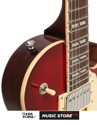 Stagg SEL-DLX DC Elektro Gitar – Dark Cherry Burst