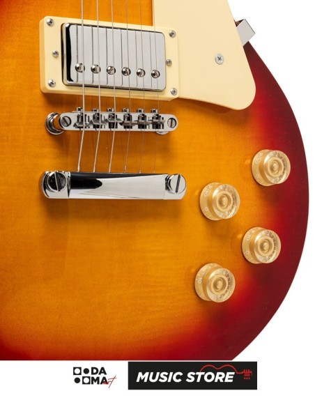 Stagg SEL-DLX DC Elektro Gitar – Dark Cherry Burst