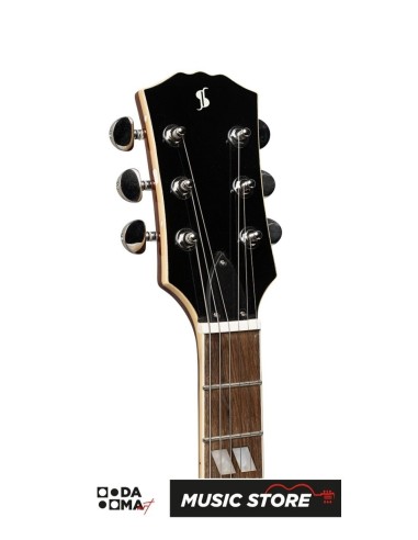 Stagg SEL-DLX DC Elektro Gitar – Dark Cherry Burst