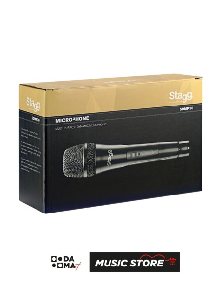 Stagg SDMP30 Dynamic Microphone – Cardioid, DC98 Cartridge
