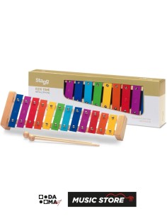 Stagg META-K12 RB Металлофон – 12 цветных клавиш, 1,5 октавы