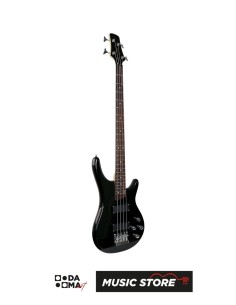 Smiger G-B3-4 BK 4-String Electric Bass Guitar – HH, Black Gloss