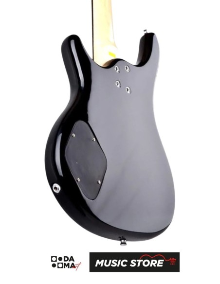Smiger G-B3-4 BK 4-струнная бас-гитара – HH, чёрная глянцевая