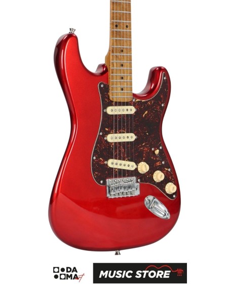 Smiger L-G2-PRO-S RDS Electric Guitar – S-Style, SSS, Metallic Red