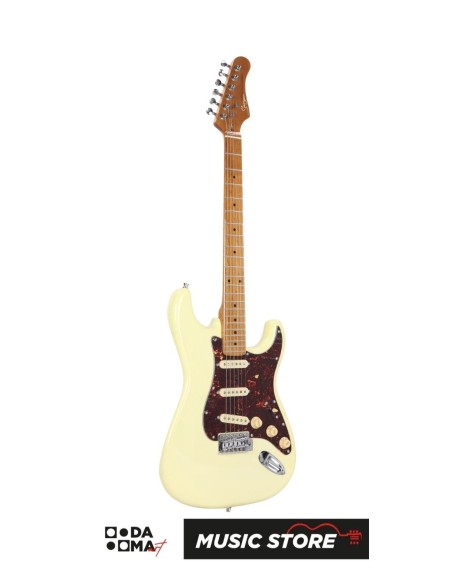 Smiger L-G2-PRO-S VW Elektro Gitar – S-Style, SSS, Vintage White