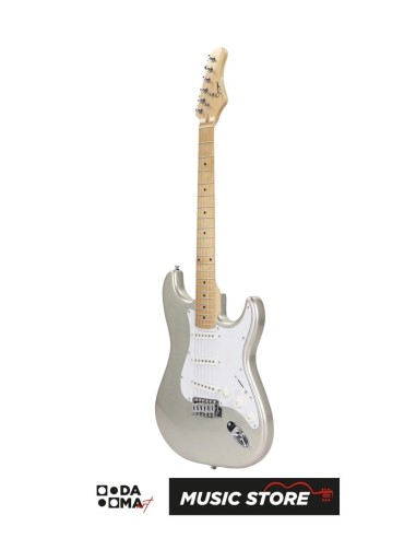 Smiger L-G2-CM Electric Guitar – S-Style, SSS, Silver