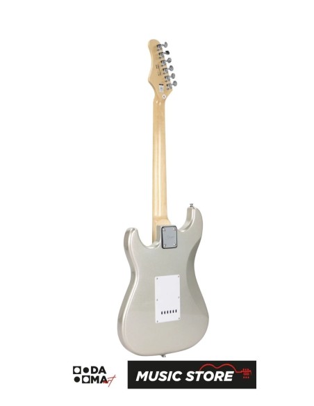Smiger L-G2-CM Electric Guitar – S-Style, SSS, Silver