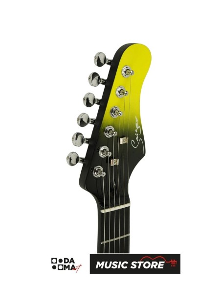 Smiger L-G2-i6 WKY Built-In Effects Electric Guitar – S-Style, HSS, White Yellow