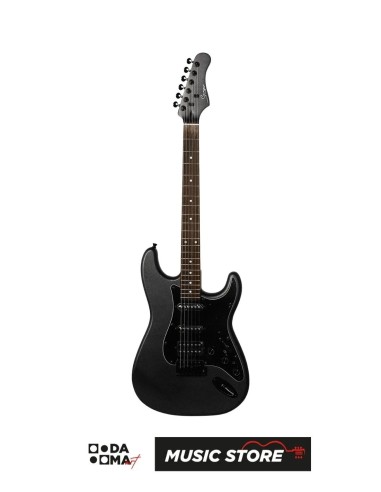 Smiger L-G2-i6-MBK Dahili Efektli Elektro Gitar – S-Style, HSS Alnico V, Mat Siyah