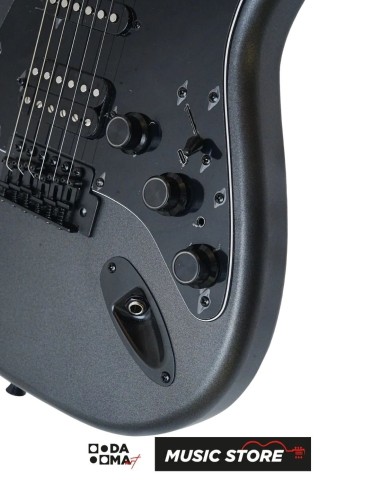 Smiger L-G2-i6-MBK Электрогитара со встроенными эффектами – S-Style, HSS Alnico V, матовая чёрная