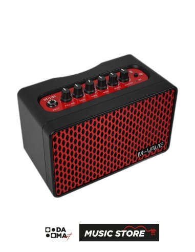 M-VAVE SP100 Taşınabilir Elektro Gitar Amfisi – 10W, 9 Ton, 6 Efekt, Bluetooth