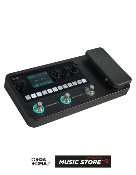 M-VAVE MK-20 Multi-Effects Floor Processor – 120 ANN Amp Models, 320+ Effects, Rechargeable