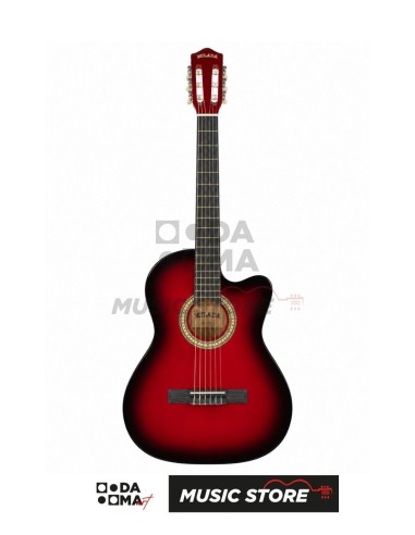 Milada GP-C40-C RDS Classical Guitar – 4/4, Red Sunburst Gloss