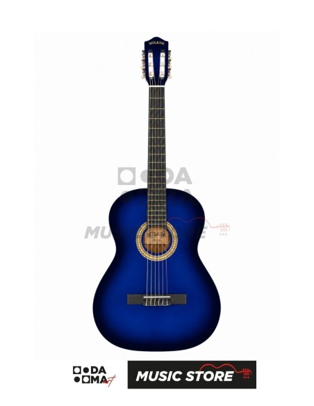 Milada GP-C40-C-36 BLS Классическая гитара – 3/4, синий Sunburst, глянцевая