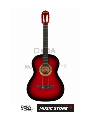 Milada GP-C40-C-36 RDS Classical Guitar – 3/4, Red Sunburst Gloss
